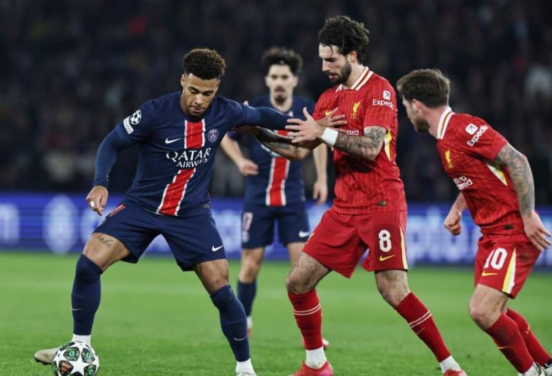 利物浦主场逆转击败巴黎圣日耳曼