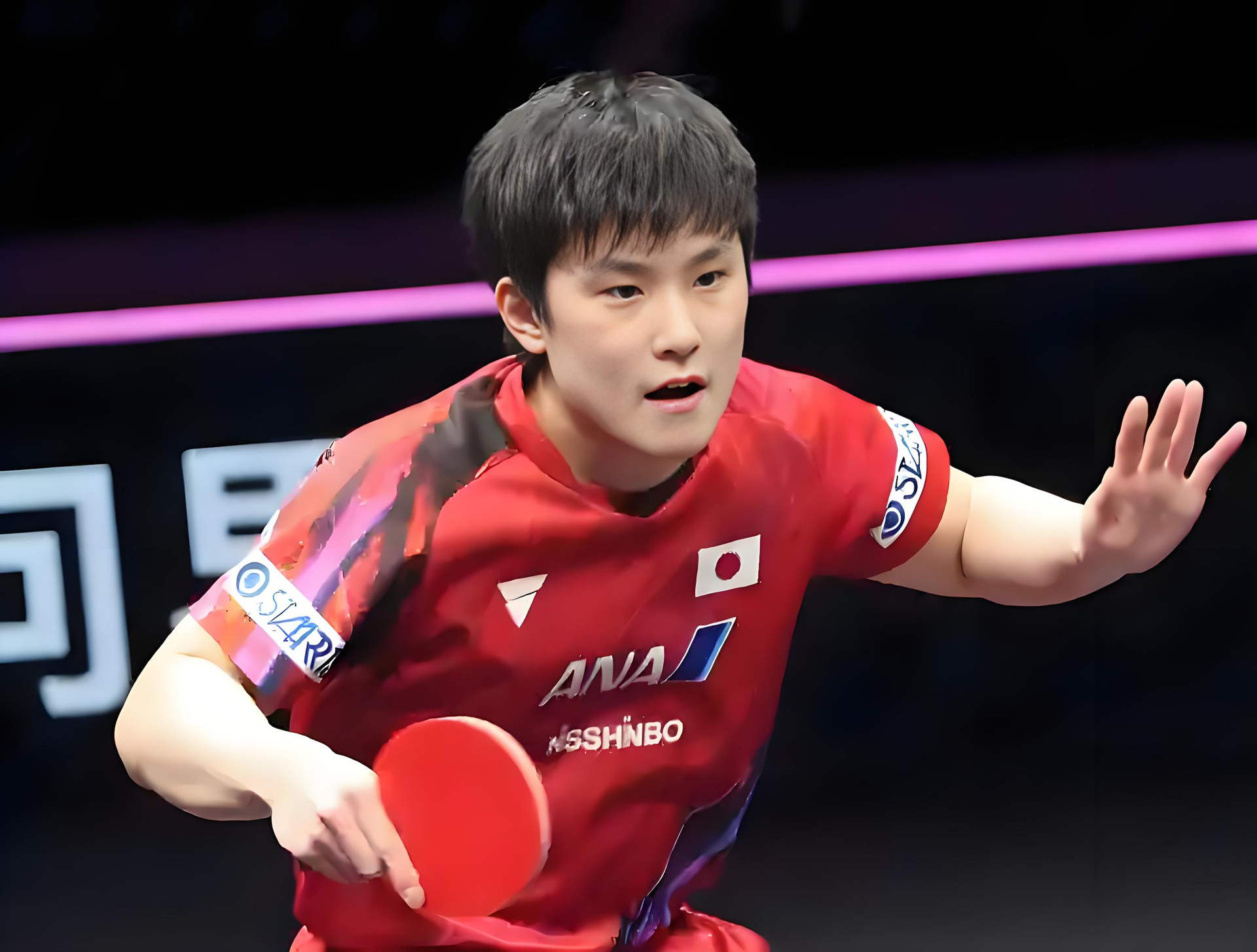 英国乒乓球队轻取中国乒乓球队，张本智和打破历史纪录